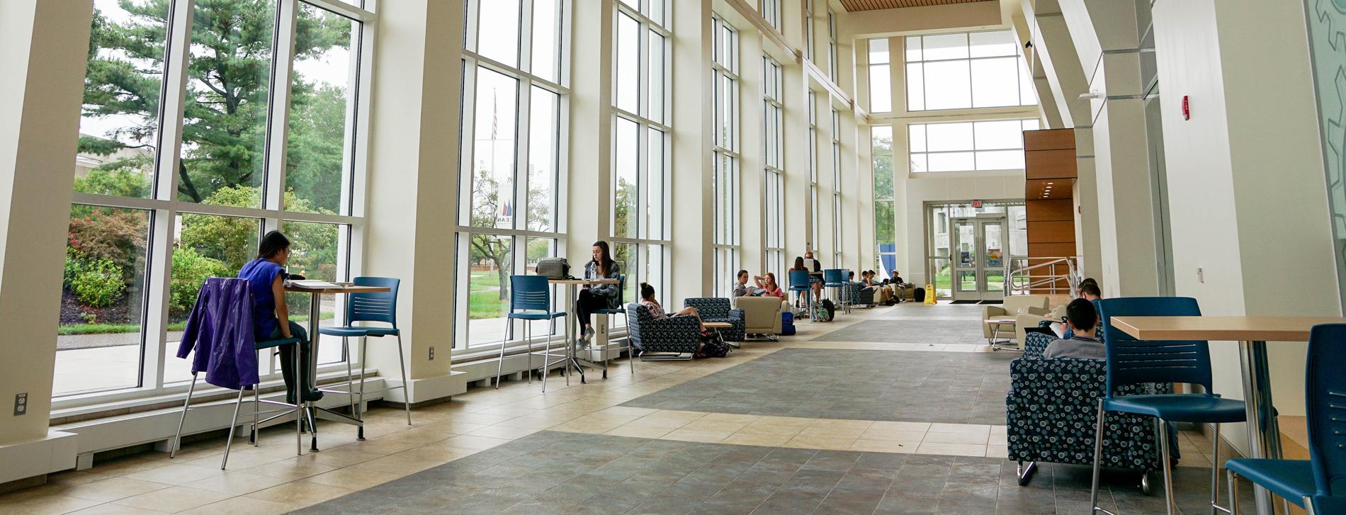 Instructional building lobby